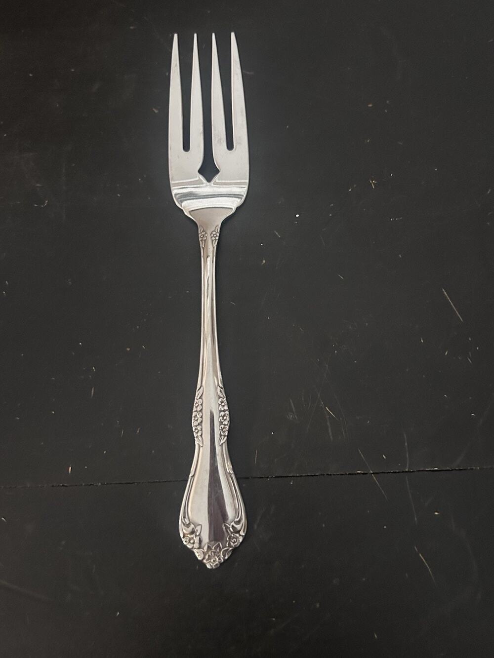 Wm A Rogers Oneida Huntington Salad Fork 6.25” Floral English Garden
